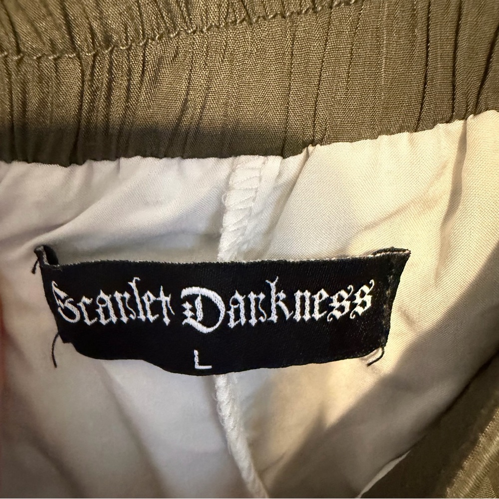 Scarlet Darkness Dark Green Maxi Skirt - Picture 5 of 7